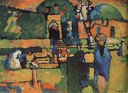 Wassily Kandinsky Arab Cemetery china oil painting artist